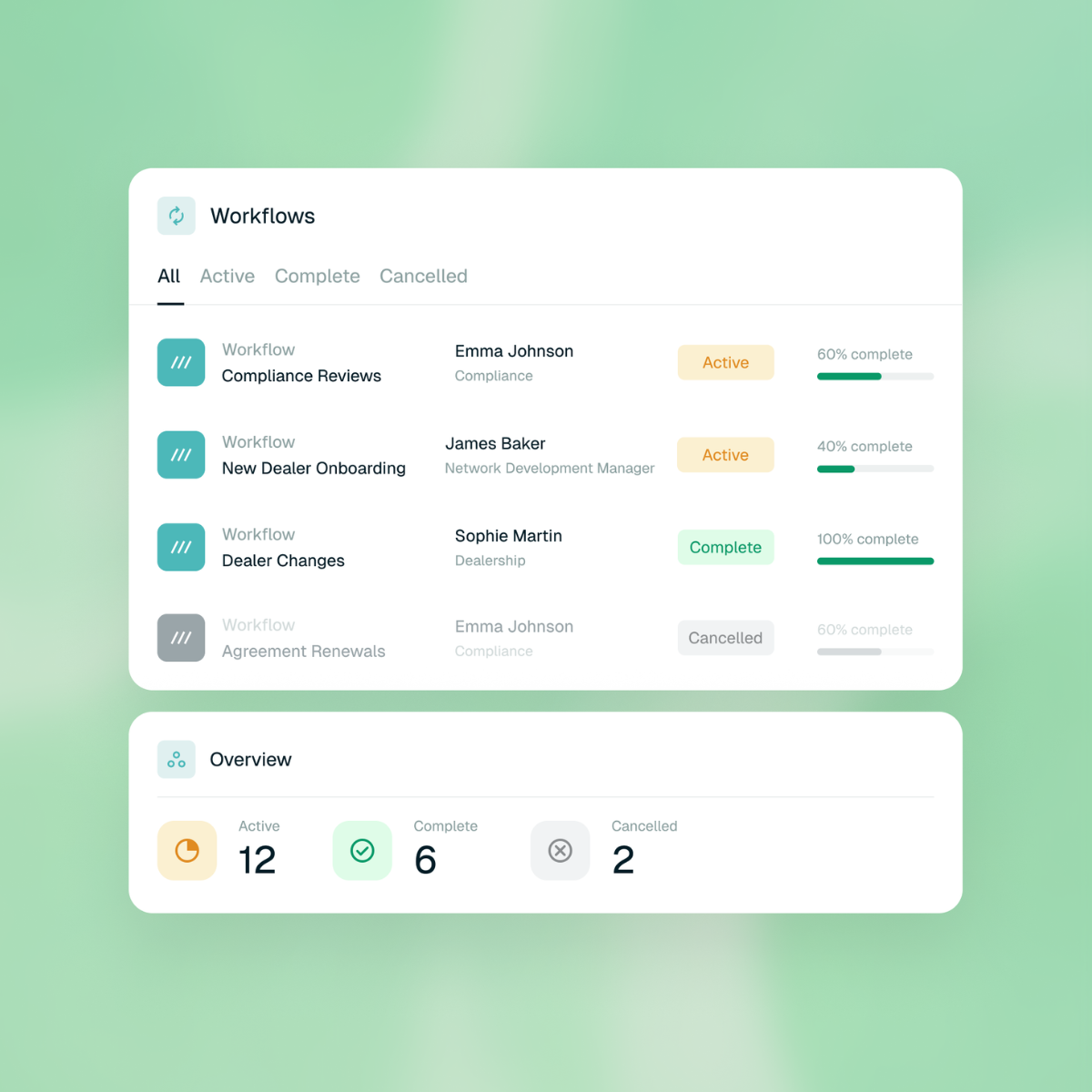 Loop Operate features Workflows