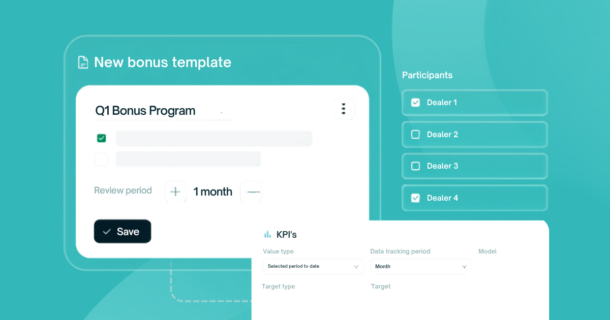 Loop's configurable and visible dealer incentives