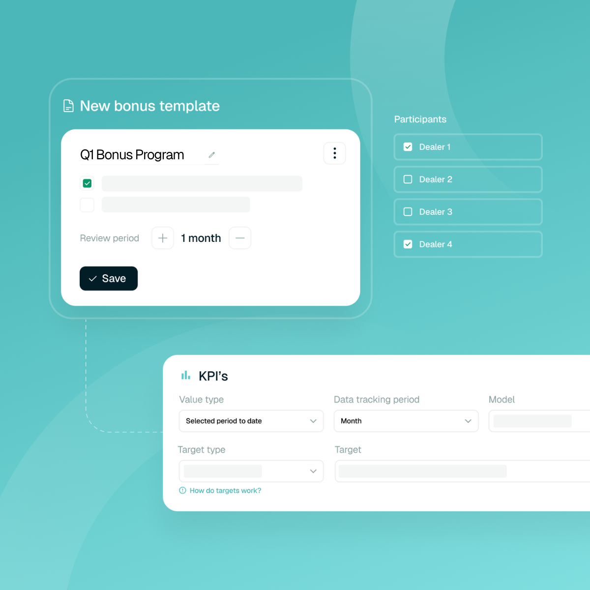 Bonus Program creating bonus template