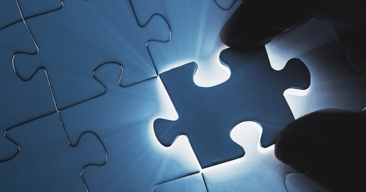 A jigsaw piece representing how Loop is a comprehensive solution