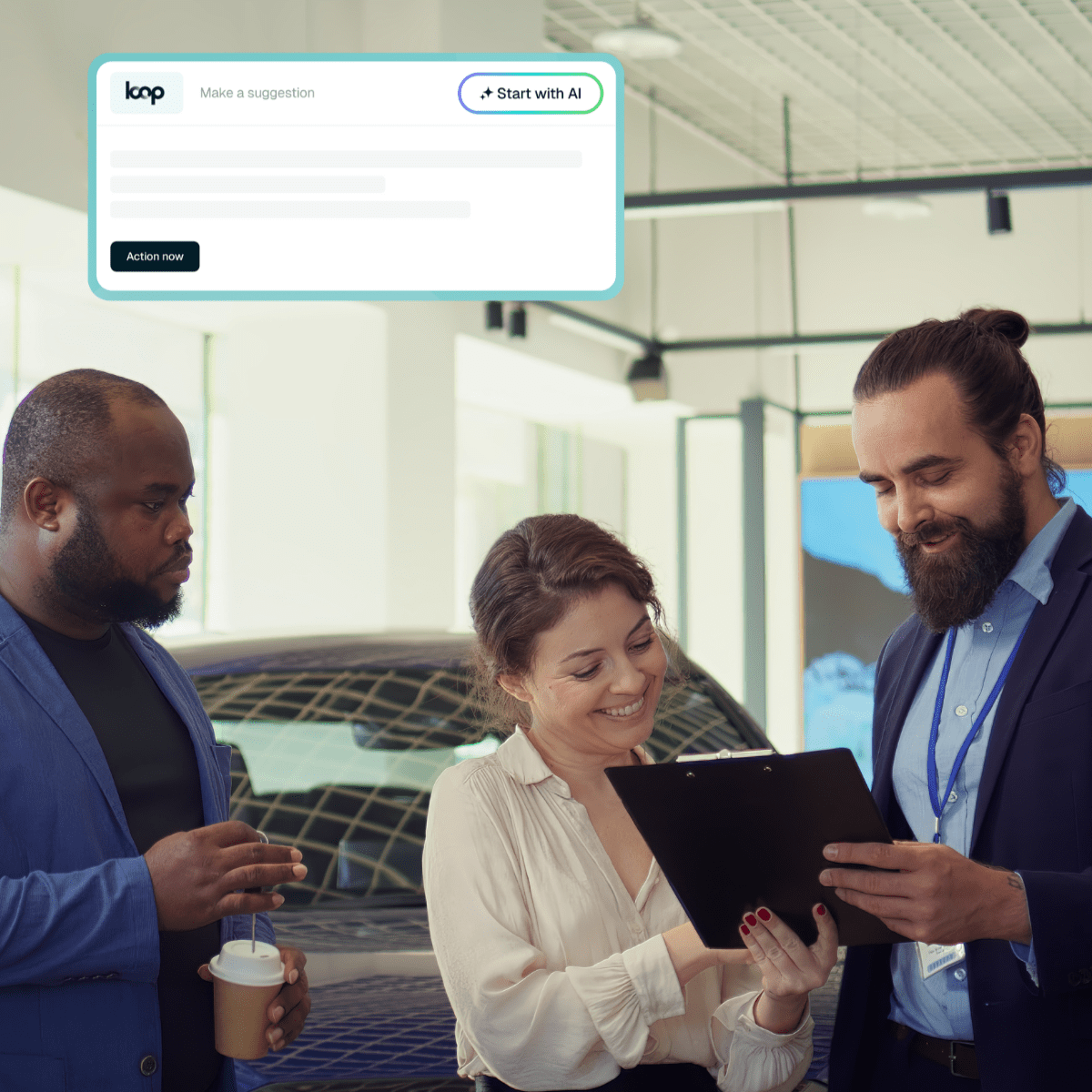 Field Manager and Dealer with auto finance software