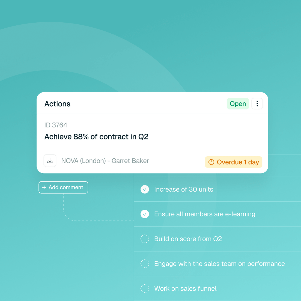 Dealer visits action planning Loop Software